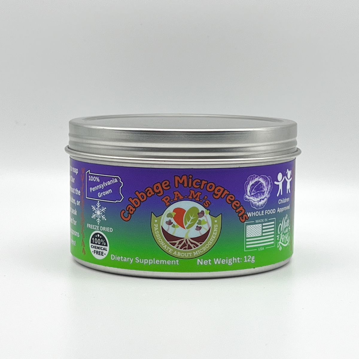 Cabbage Freeze Dried Microgreens