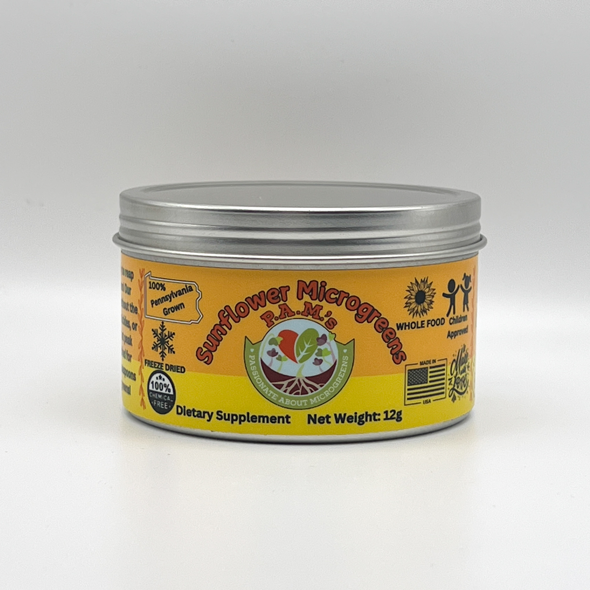 Sunflower Freeze Dried Microgreens