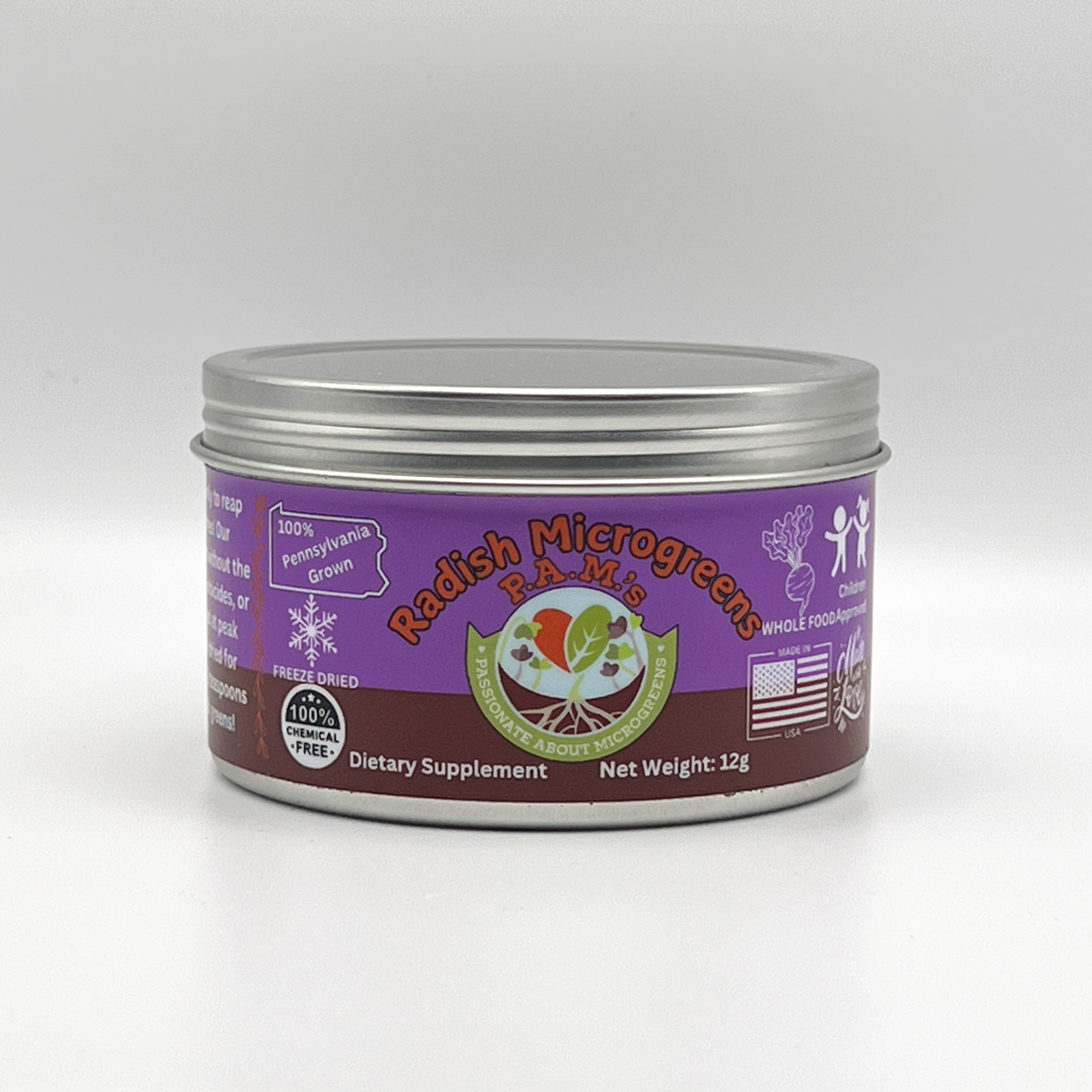 Radish Freeze Dried Microgreens