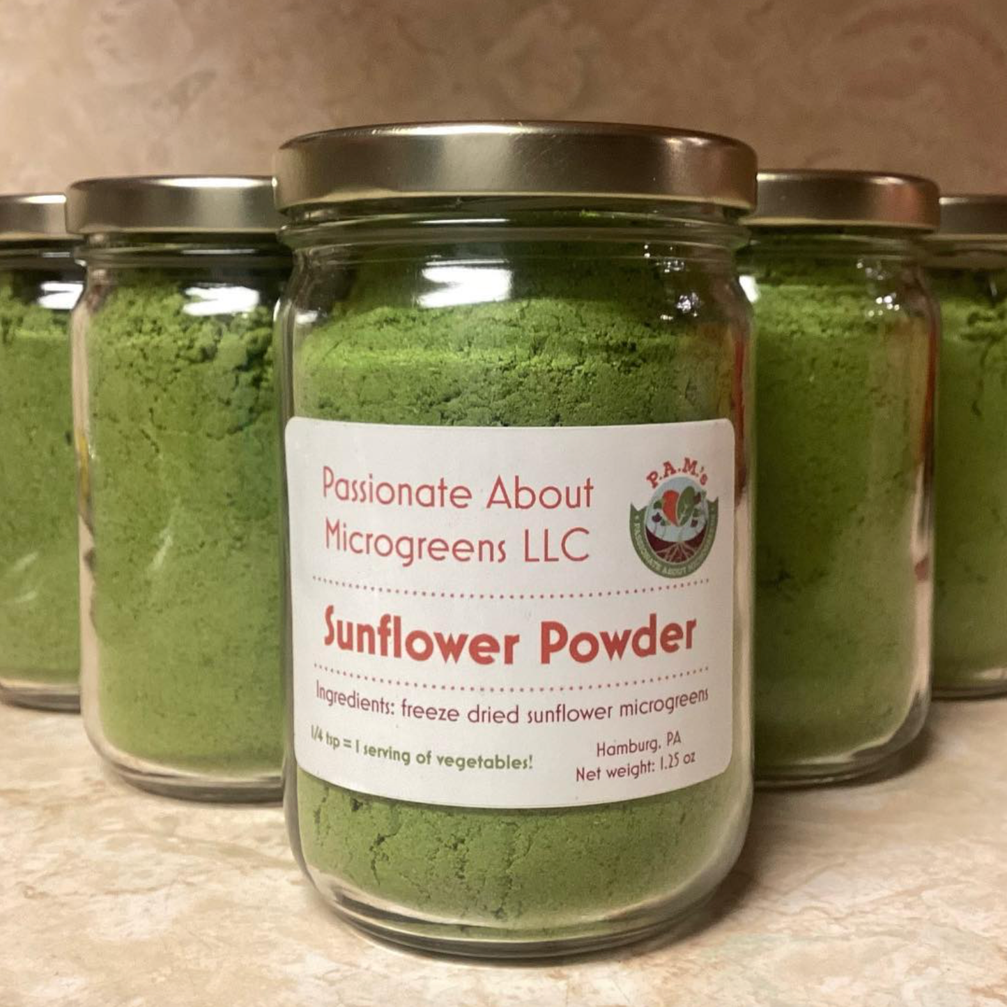 Sunflower Microgreen Powder