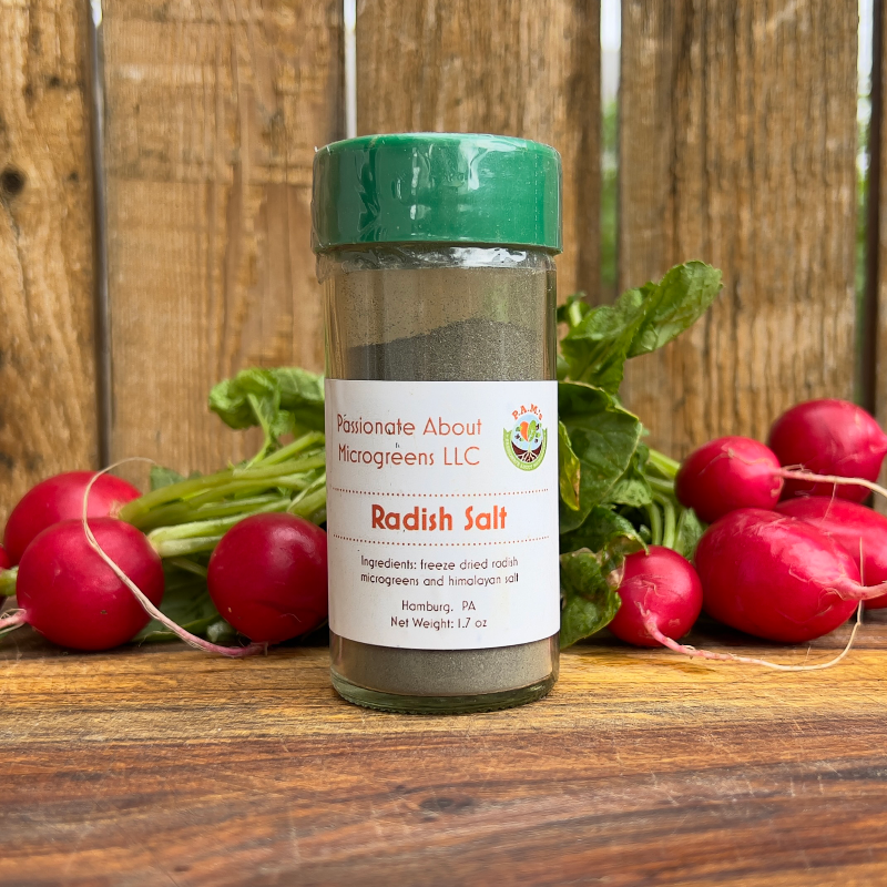 Salt Raddish Radish Microgreen Salt | Flavorful Nutrition Boost – Passionate About ...